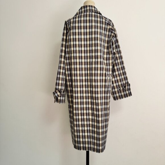 The Row Women’s Tavishina checked silk-blend coat - Picture 5 of 12